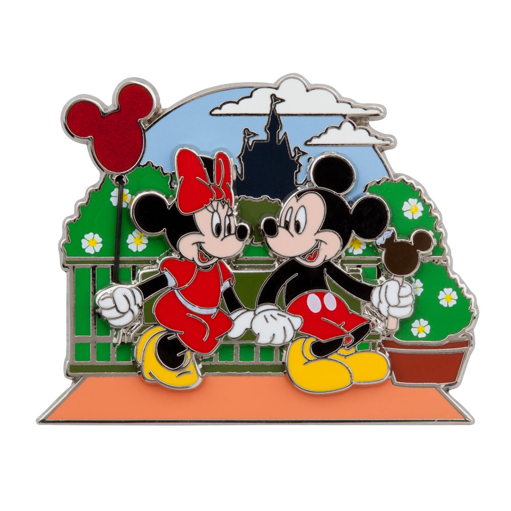 Mickey and Minnie Mouse Pin - Main Street U.S.A. - Online Exclusive