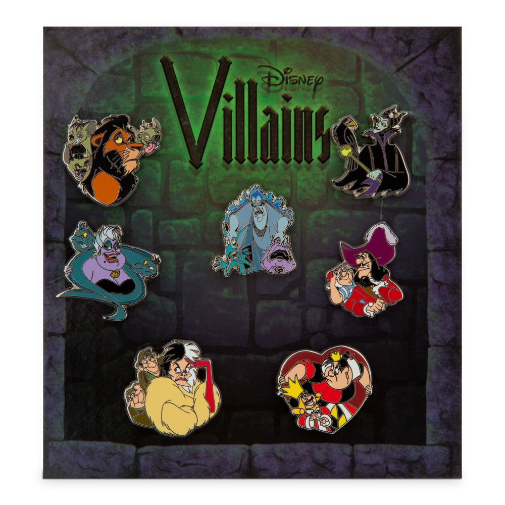 Disney Villains Pin Set