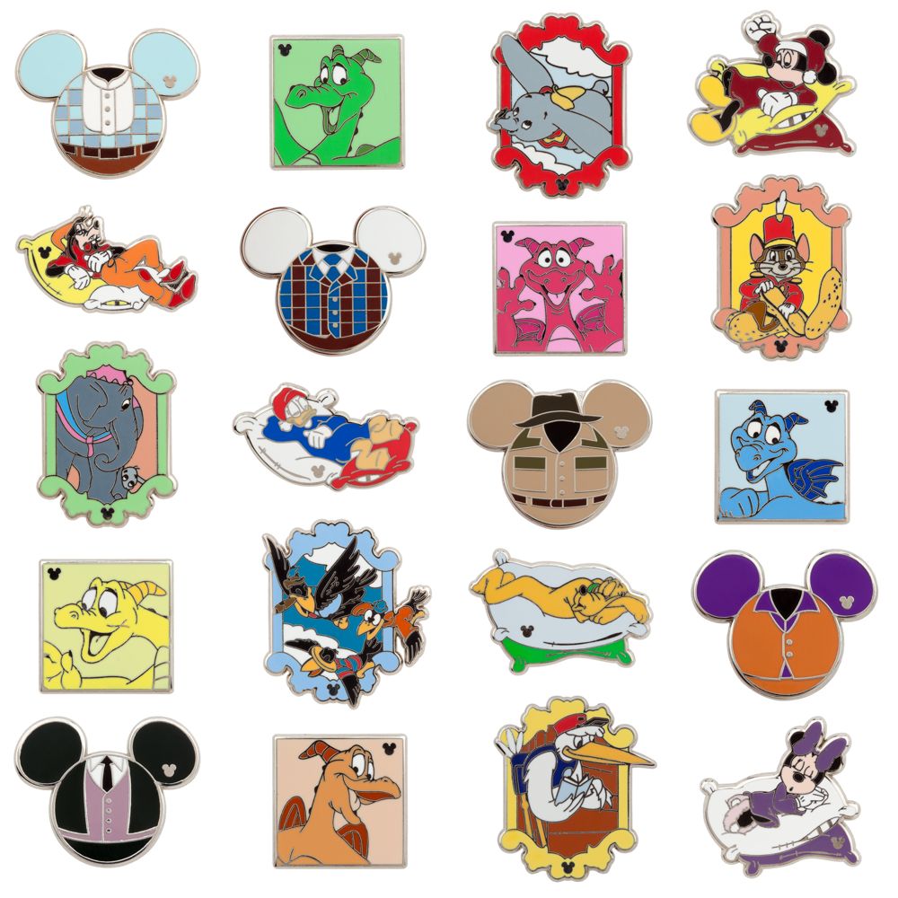 Walt Disney World ''Hidden Mickey'' Mystery Pin Set - Series B