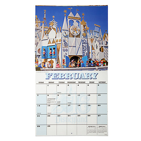 Disneyland 16 Month Calendar