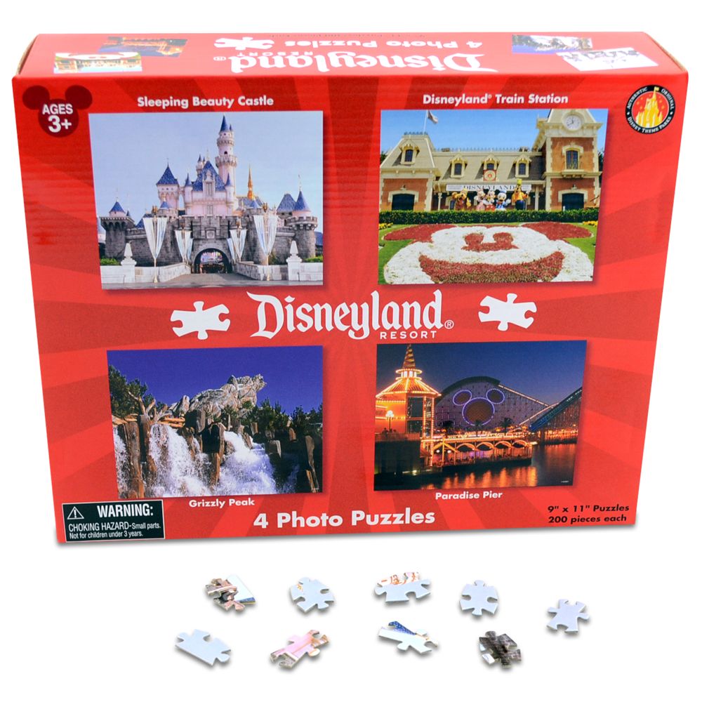 Disneyland Puzzle Set -- 4-Pack