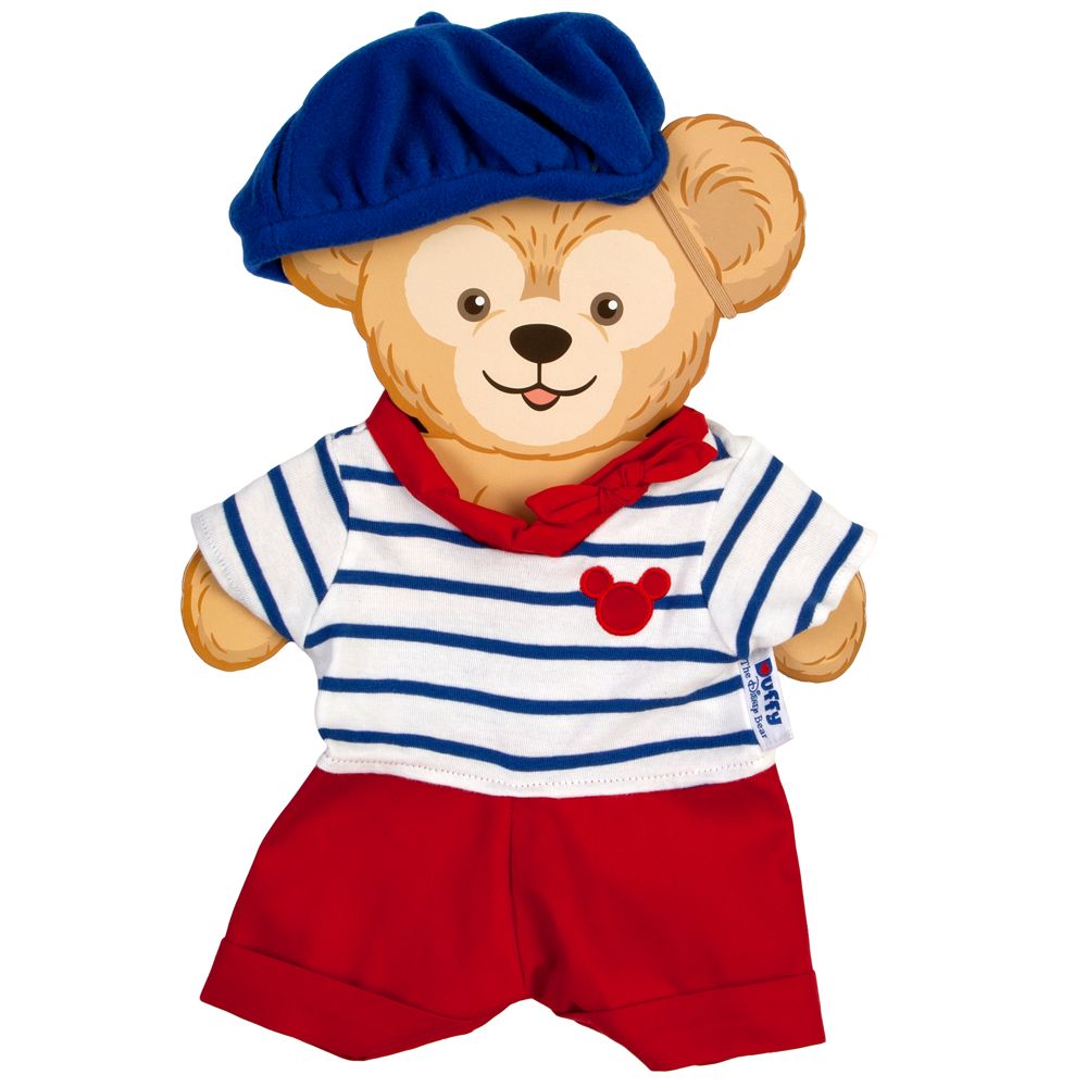 Duffy the Disney Bear France Costume -- 17'' H