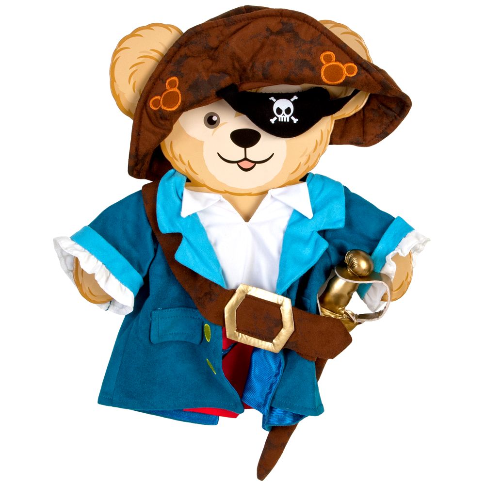 Duffy the Disney Bear Pirate Costume -- 17'' H