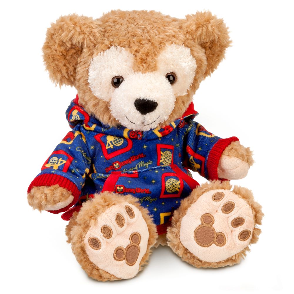 40th Anniversary Walt Disney World Duffy the Disney Bear Plush Toy -- 12'' H