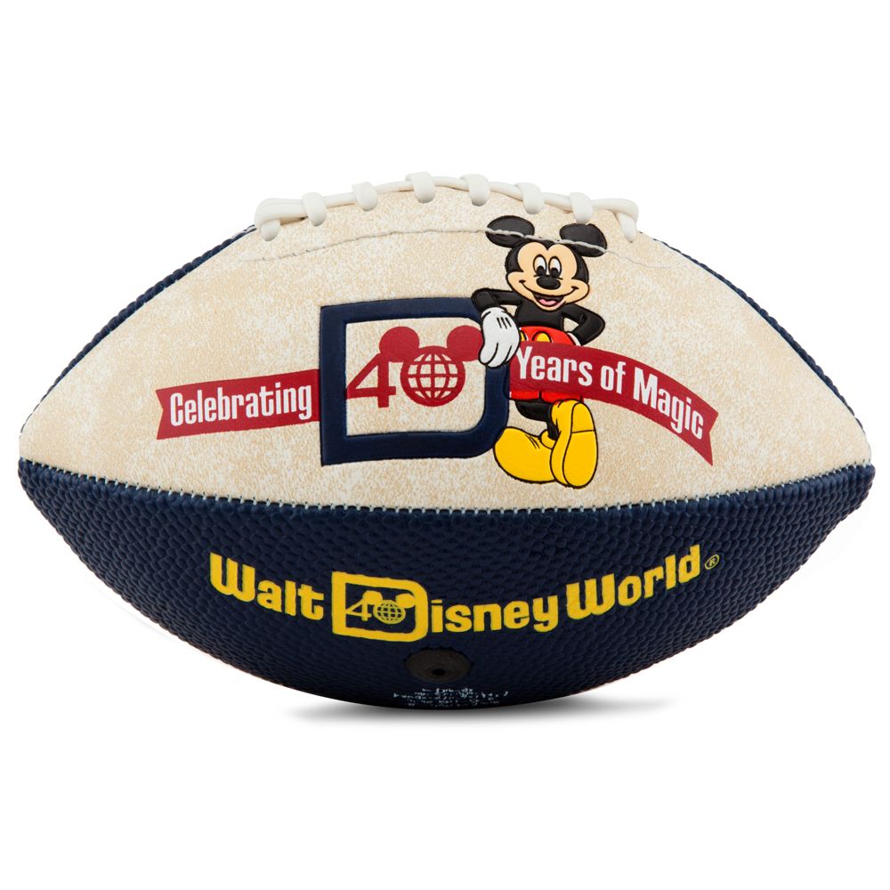 Mini 40 Years of Magic Walt Disney World Football