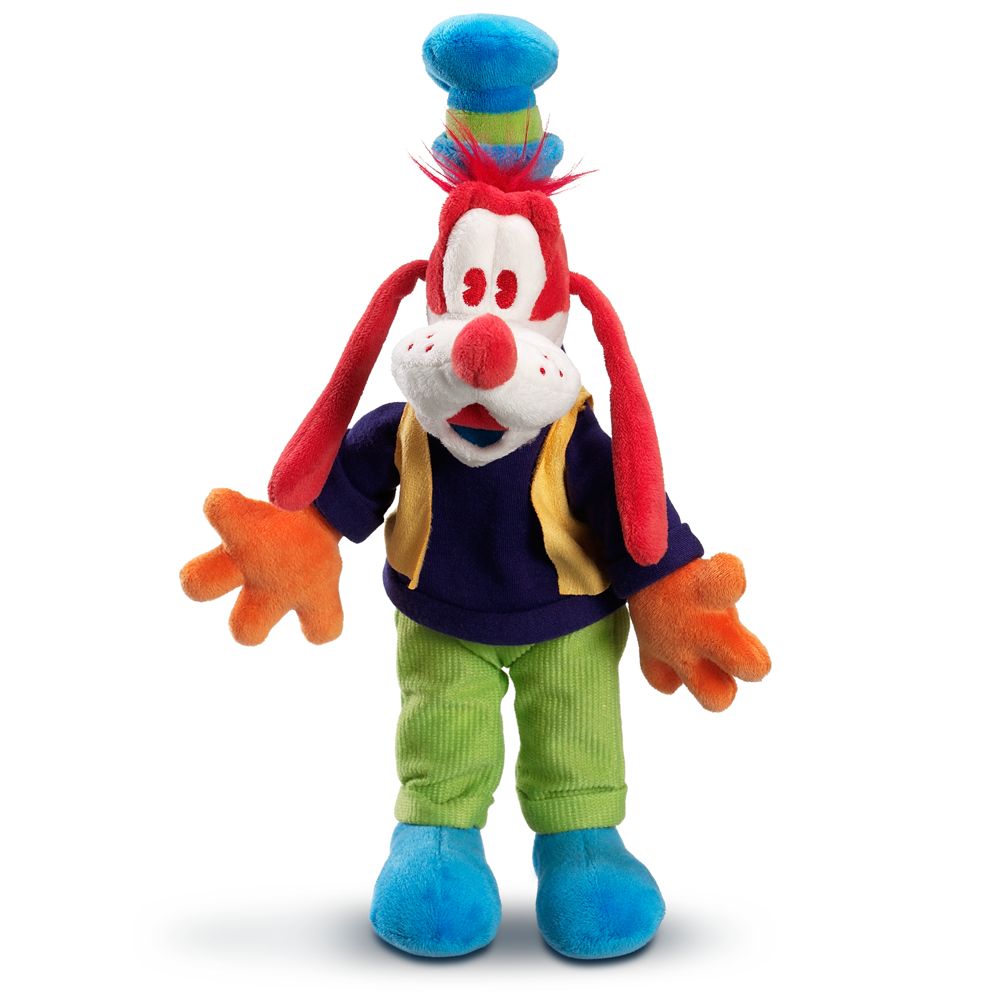 Red and Blue Goofy Plush Toy -- 13'' H