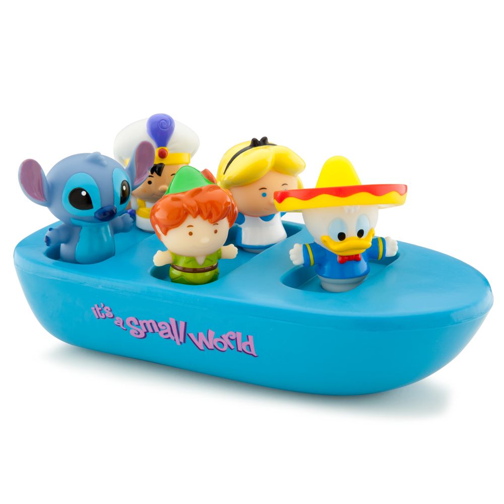 ''it's a small world'' Bathtub Boat Set -- 6-Pc.