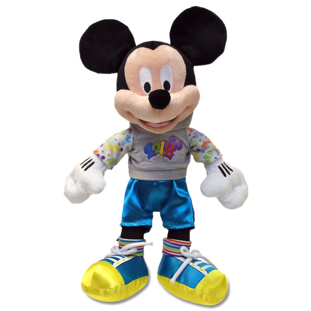 2012 Disney Parks Mickey Mouse Plush Toy -- 12''