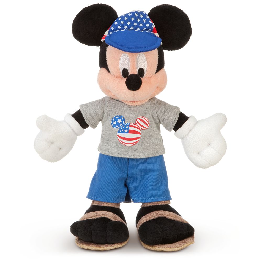 American Adventure World Showcase Mickey Mouse Plush -- 10'' H