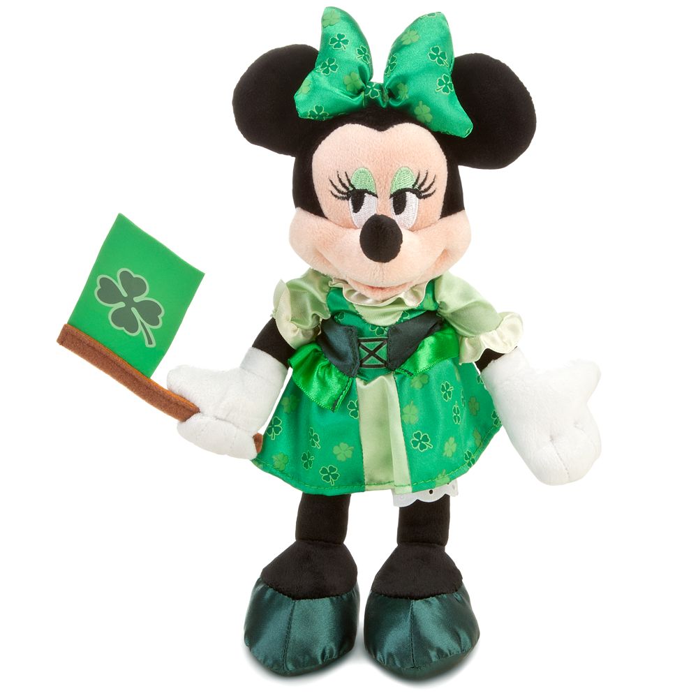 Ireland World Showcase Minnie Mouse Plush -- 10''