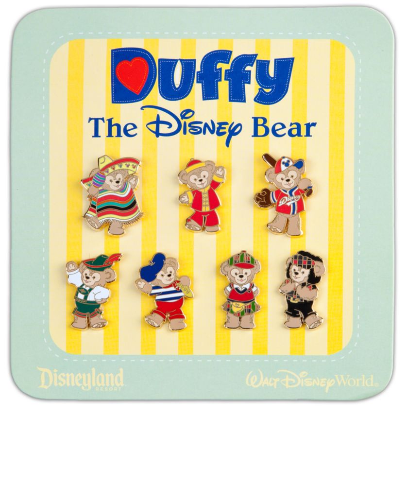 Duffy the Disney Bear Pin Set - 7-Pc