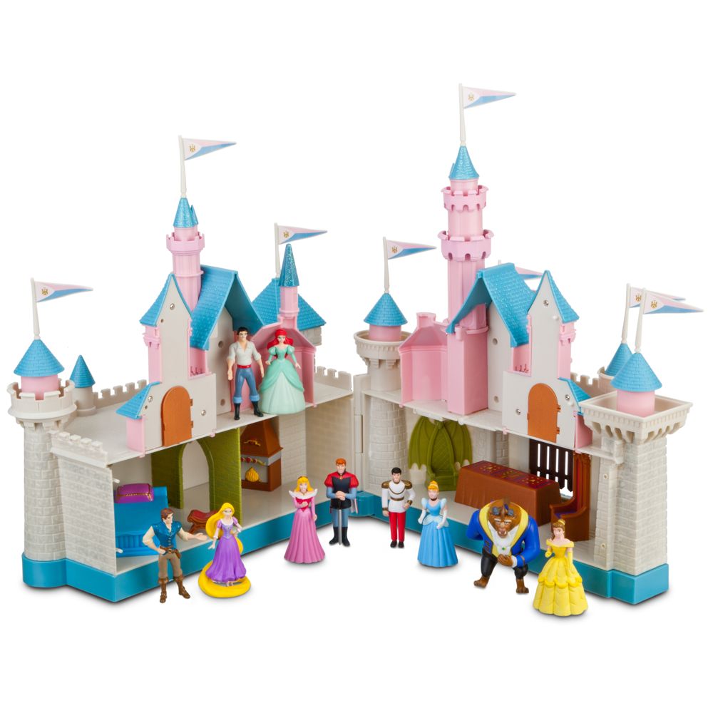 sleeping beauty castle figurine