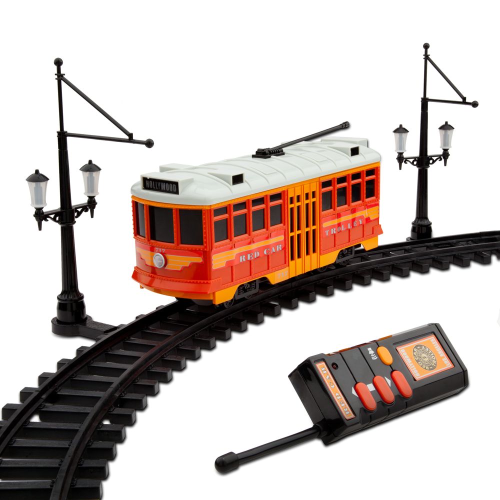 Disney California Adventure Red Car Trolley Play Set