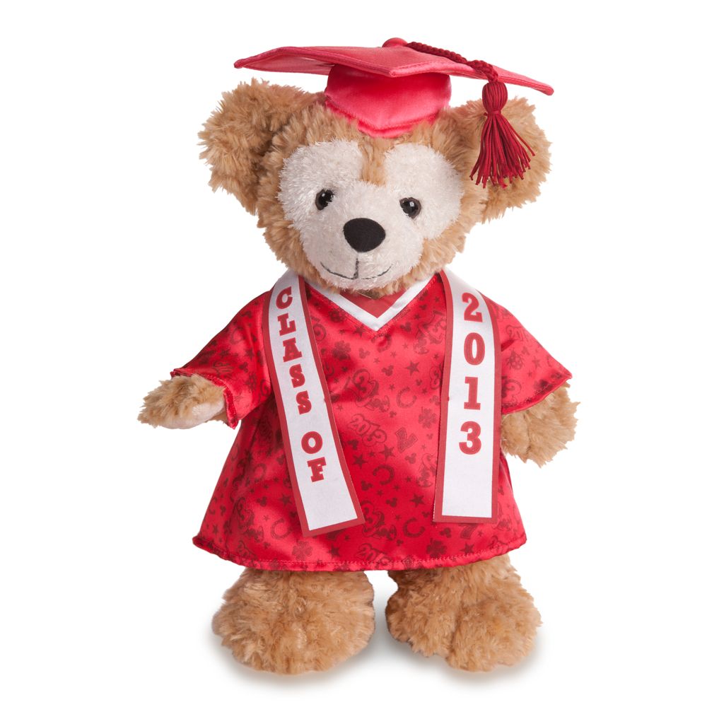 Duffy the Disney Bear 2013 Graduation Plush - 12'' H
