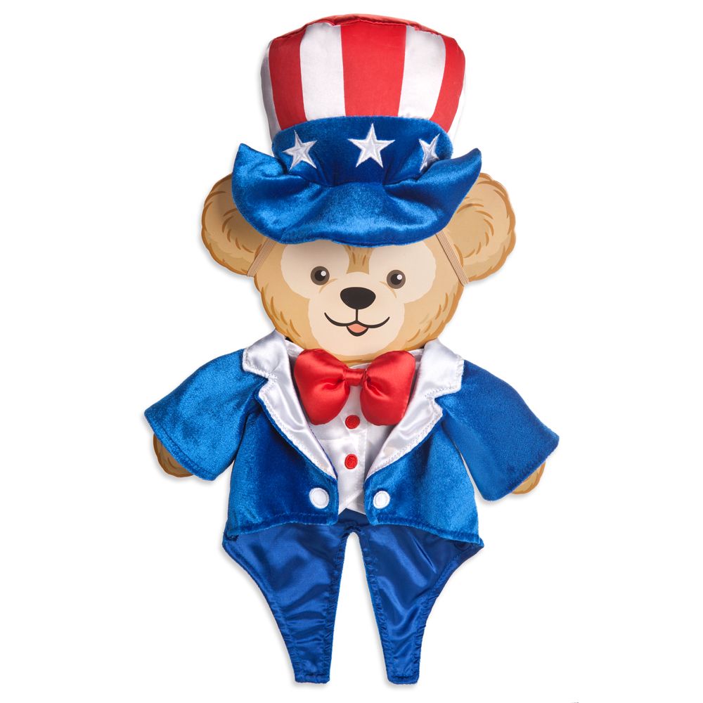 Duffy the Disney Bear 4th of July Costume -- 17'' H