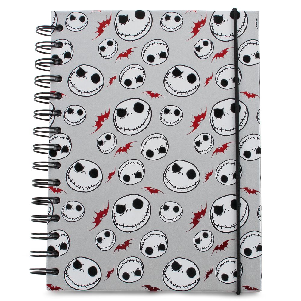Faces of Jack Skellington Spiral Journal