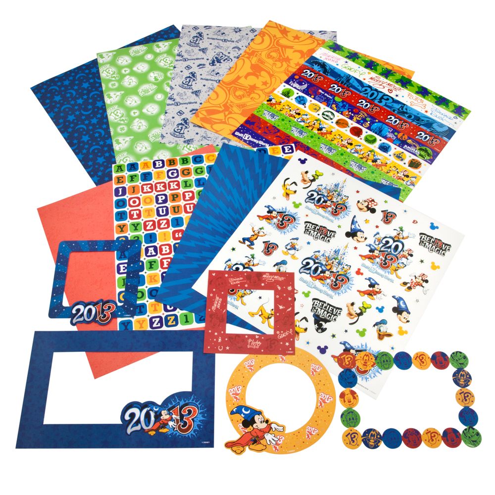 Sorcerer Mickey Mouse Scrapbook Kit - Walt Disney World 2013 - Large