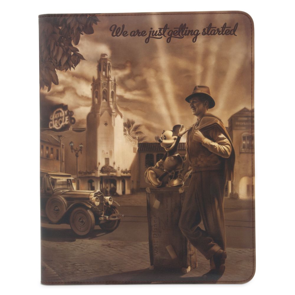 Walt Disney and Mickey Mouse Padfolio - Disney California Adventure