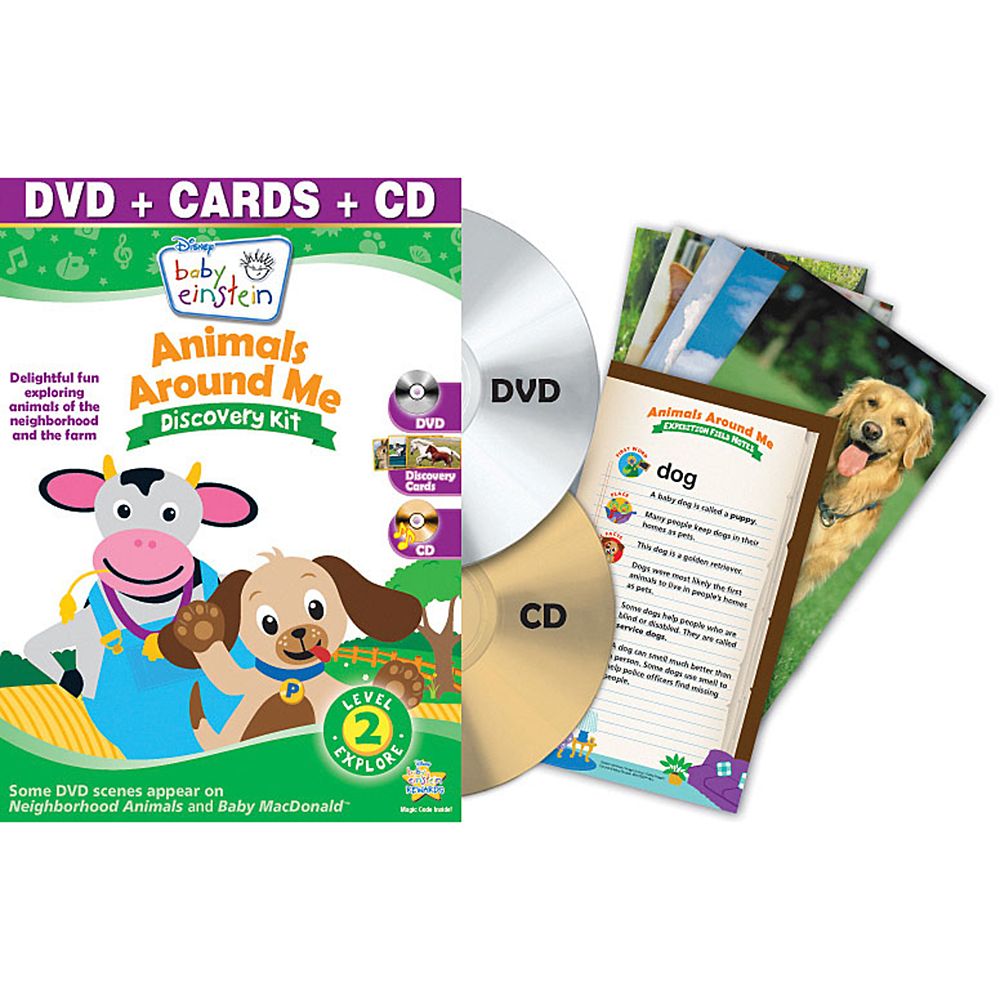 Baby Einstein: Animals Around Me DVD and Discovery Kit