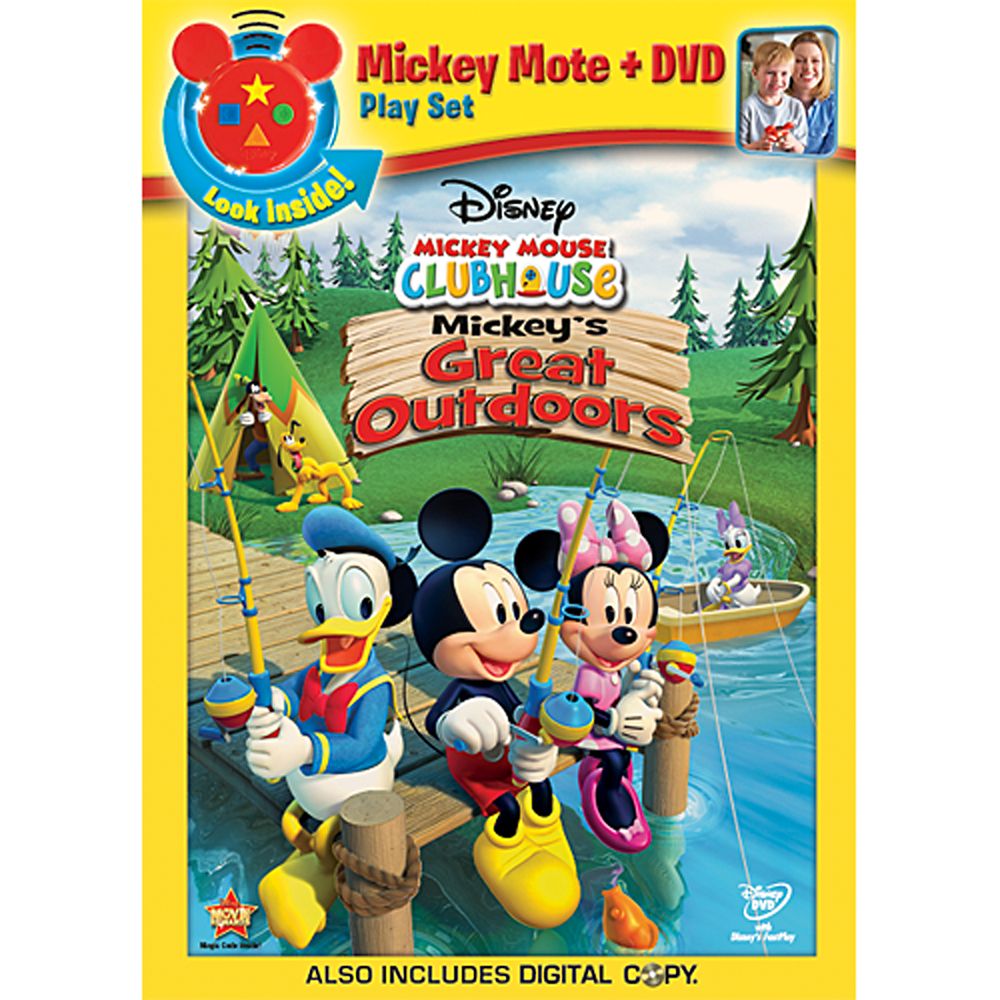 Mickey Clubhouse: Mickey's Great Outdoors 2-Disc Set plus Mote