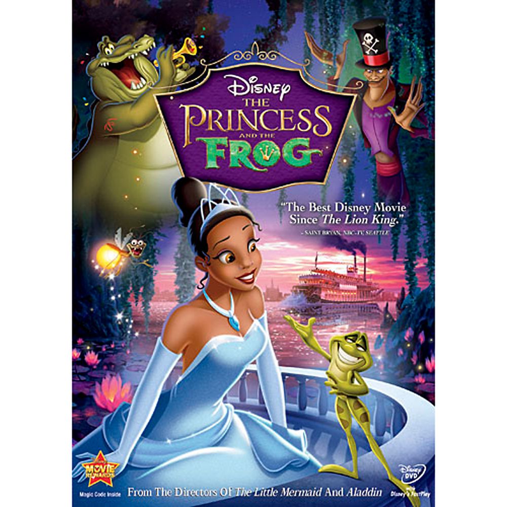 The Princess and the Frog DVD