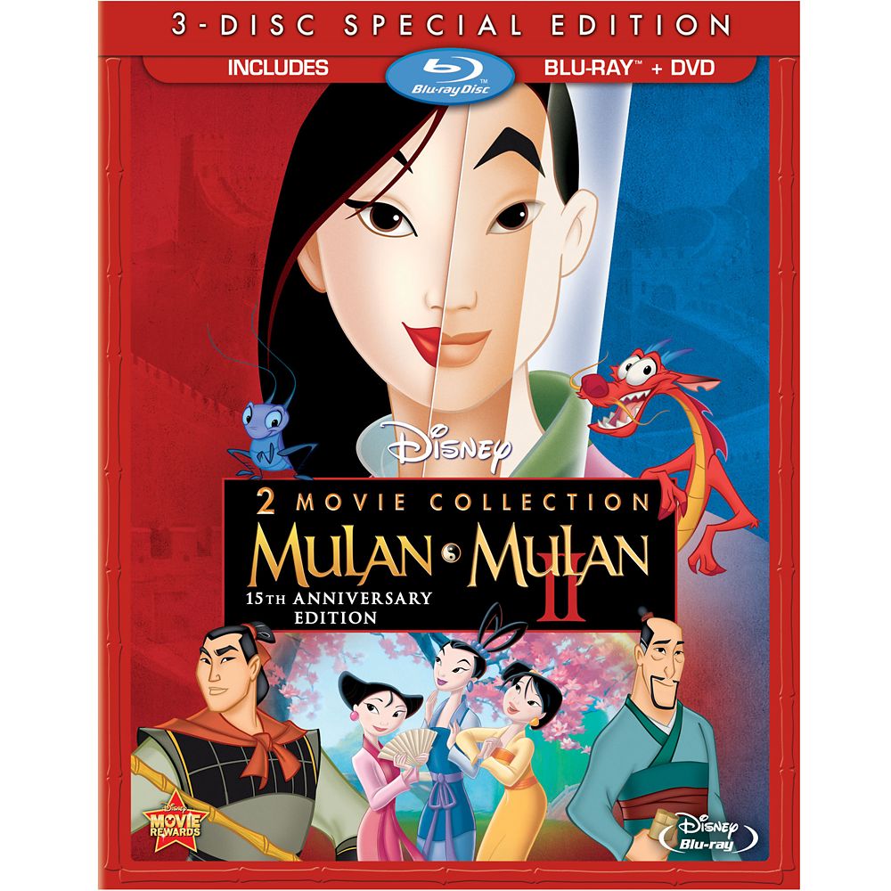 Mulan 15th Annniversary Blu-ray and DVD Combo Pack