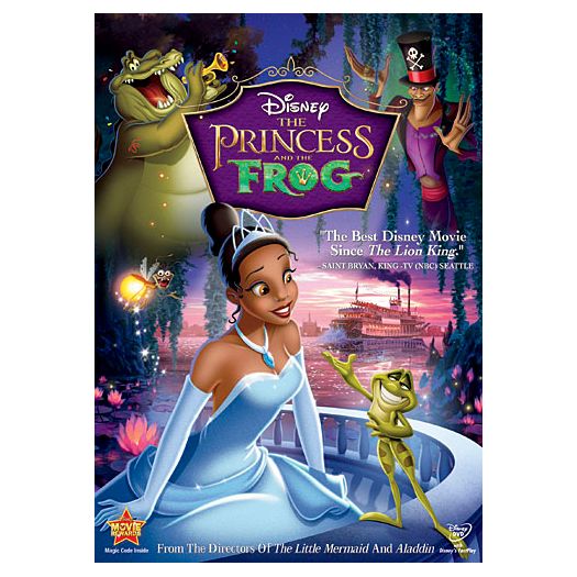 The Princess and the Frog DVD