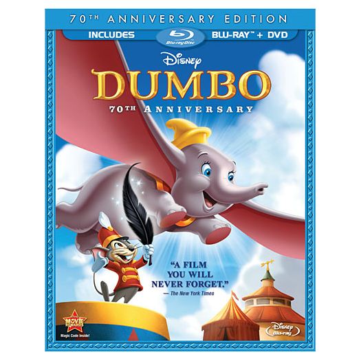 2-Disc 70th Anniversary Edition Dumbo Blu-ray Combo Pack (in Blu-ray Amaray case)