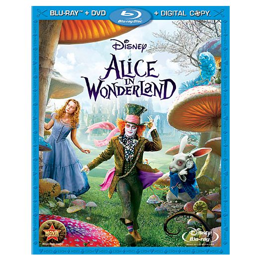 (2010) Alice in Wonderland 3-Disc Blu-ray with DisneyFile* and DVD