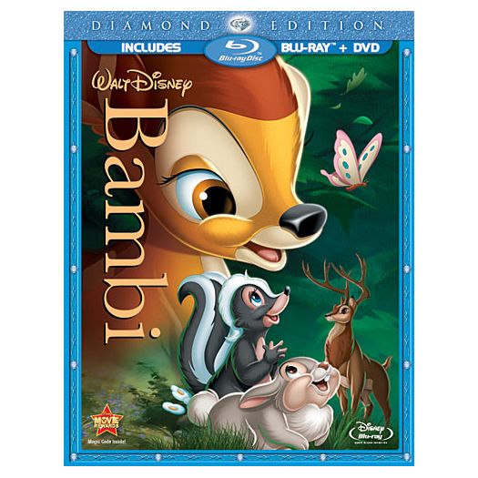 2-Disc Bambi: Diamond Edition Blu ray Combo Pack (Blu-ray + DVD in BD Amaray)
