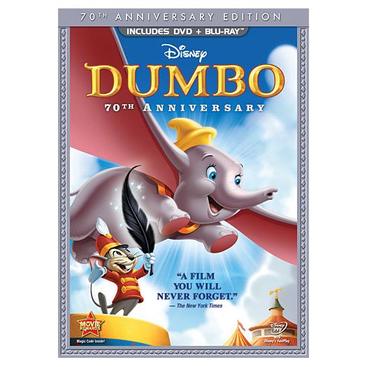 2-Disc 70th Anniversary Edition Dumbo Blu-ray Combo Pack (in DVD Amaray case)