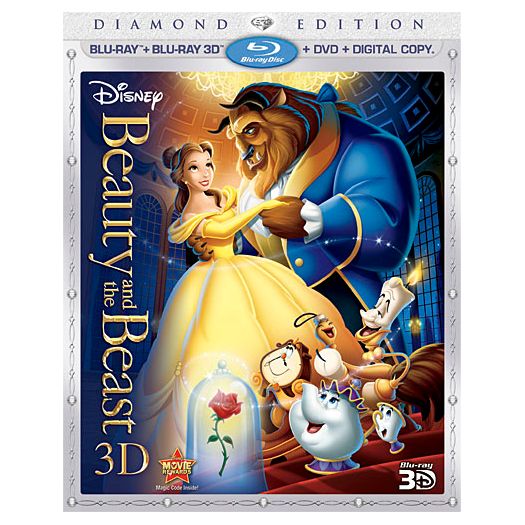 Diamond Edition 5-Disc Beauty and the Beast Blu-ray 3D and DVD + Disney File Combo Pack