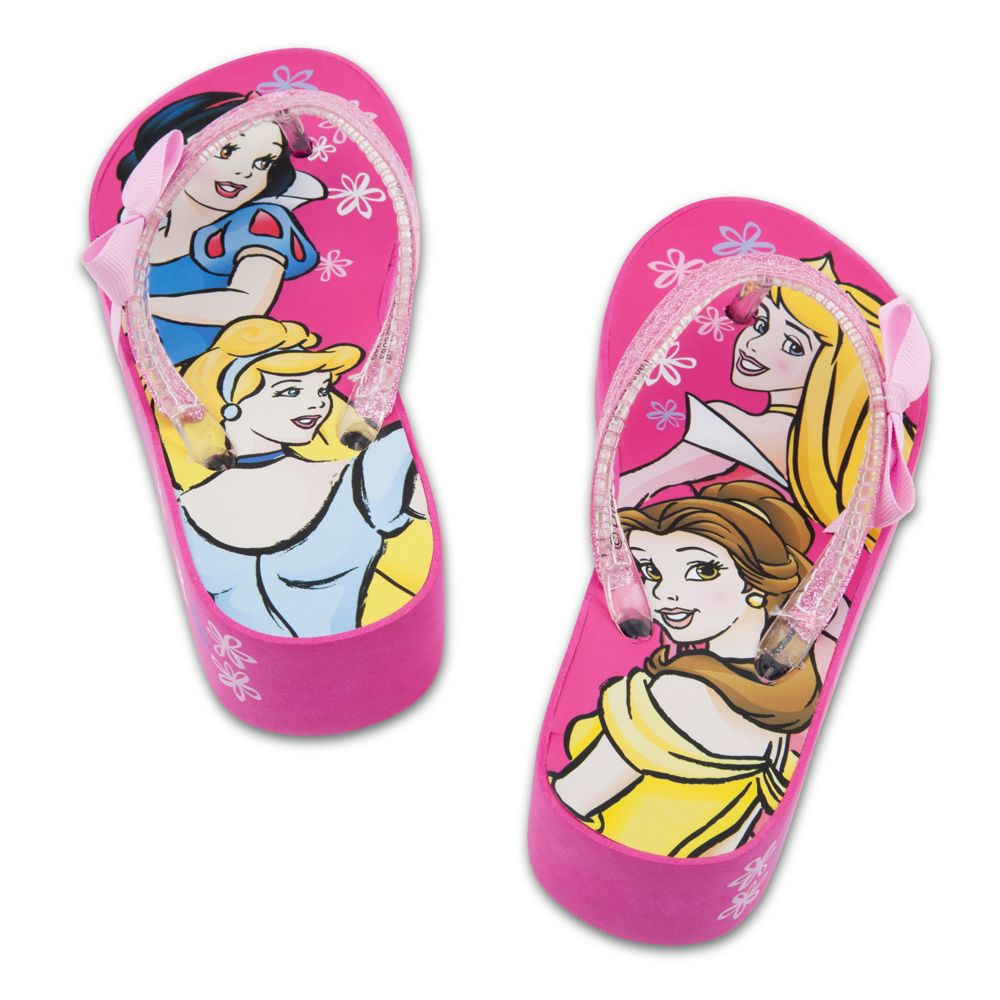 Platform Disney Princess Flip Flops for Girls