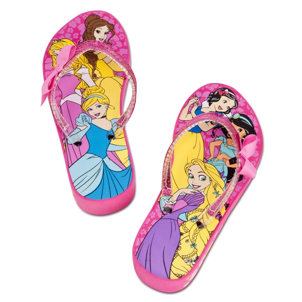 Disney Princess Platform Flip Flops for Girls