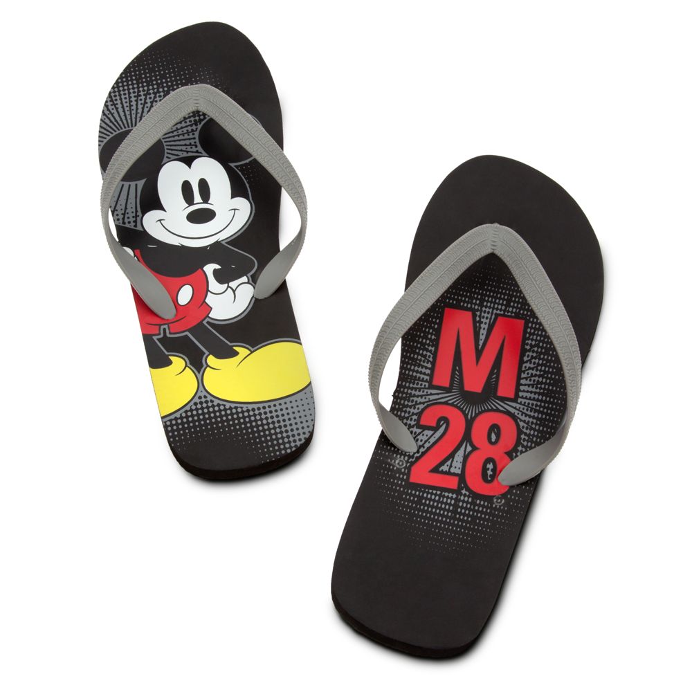 Mickey Mouse Flip Flops for Men