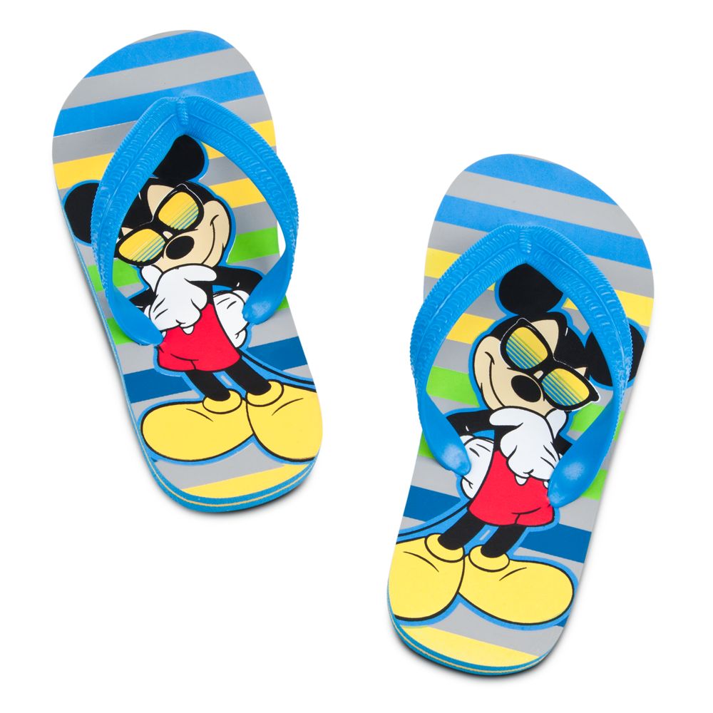 Mickey Mouse Flip Flops for Boys