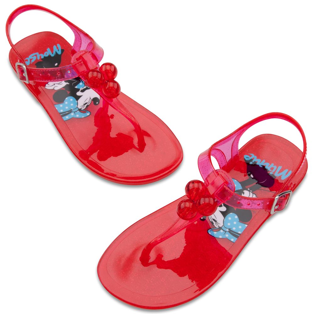 Minnie Mouse Sandals for Girls -- Red