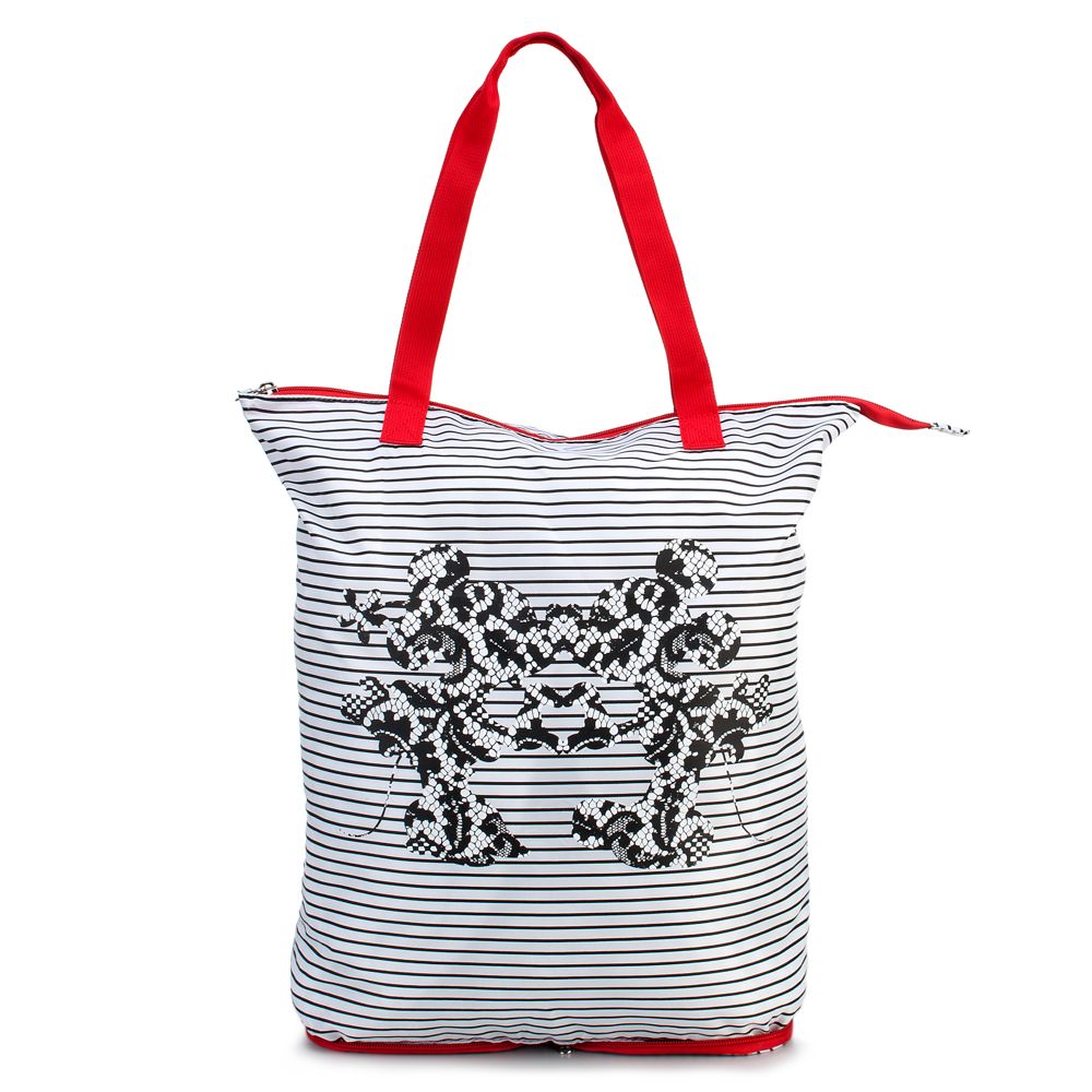 Minnie and Mickey Mouse Zip Tote