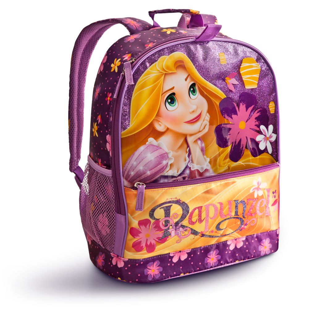 Disney Store Deluxe Tangled Rapunzel Backpack Book Travel School Bag Girls T Ebay