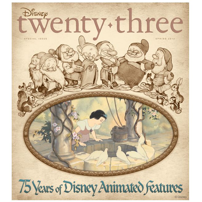 D23 Disney twenty-three Spring 2012 Magazine - Membership Exclusive Cover