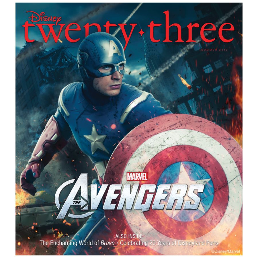 D23 Summer 2012 Magazine - Captain America - Membership Exclusive Cover