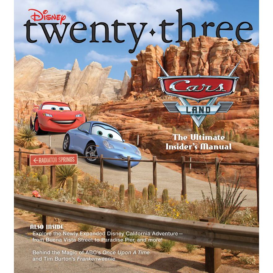 D23 Disney twenty-three Fall 2012 Magazine -- Membership Exclusive Cover