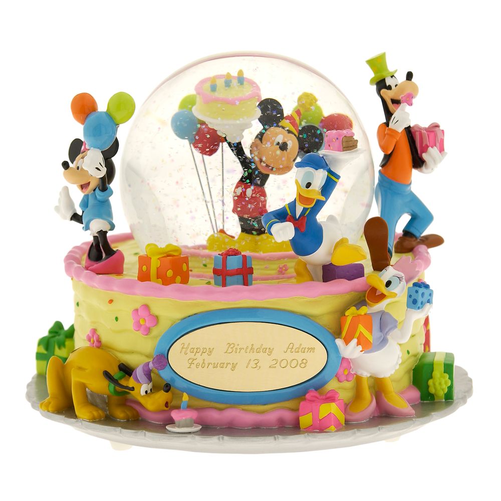 Personalized Mickey Mouse & Friends Snowglobe