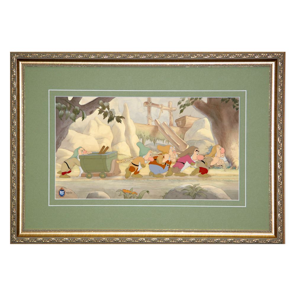 Seven Dwarfs ''Hard at Work'' LE Framed Gicle&eacute;e on Paper