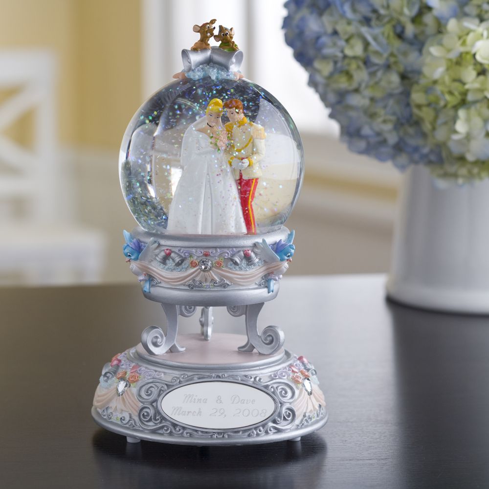 Personalized Wedding Cinderella Snowglobe