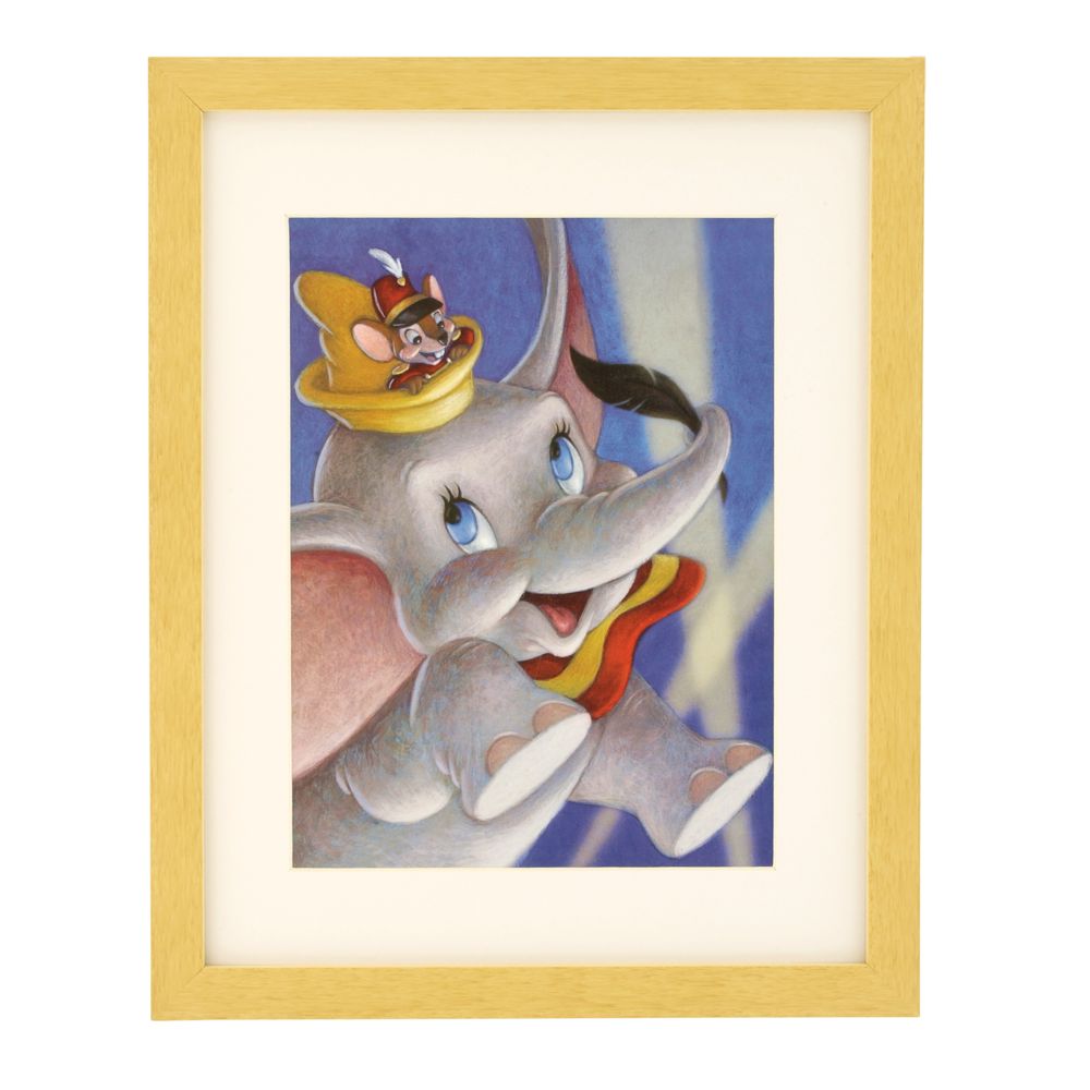 Dumbo & Timothy Mouse -- The Magic Feather Framed Lithograph