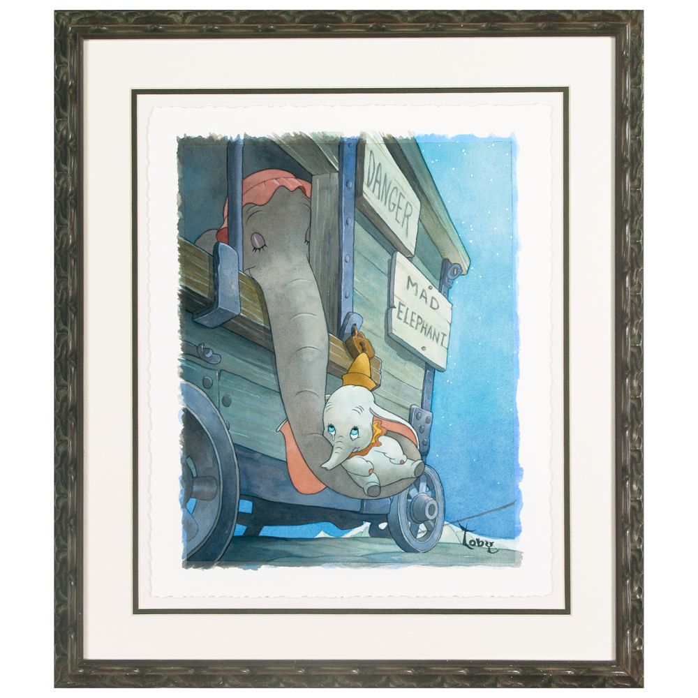 Framed Limited-Edition ''Baby Mine'' Dumbo Gicl&eacute;e