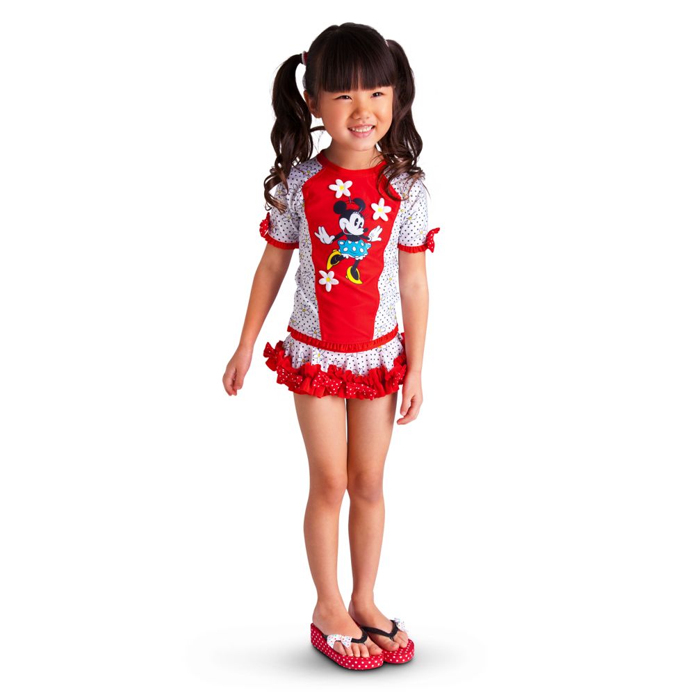 Classic Minnie Mouse Deluxe Swim Collection for Girls